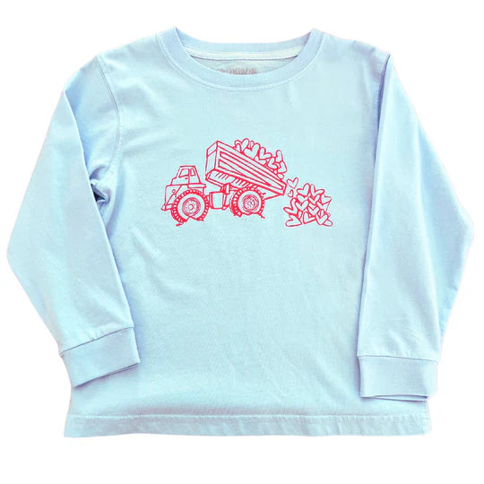 LS Light Blue Dump Truck Tshirt