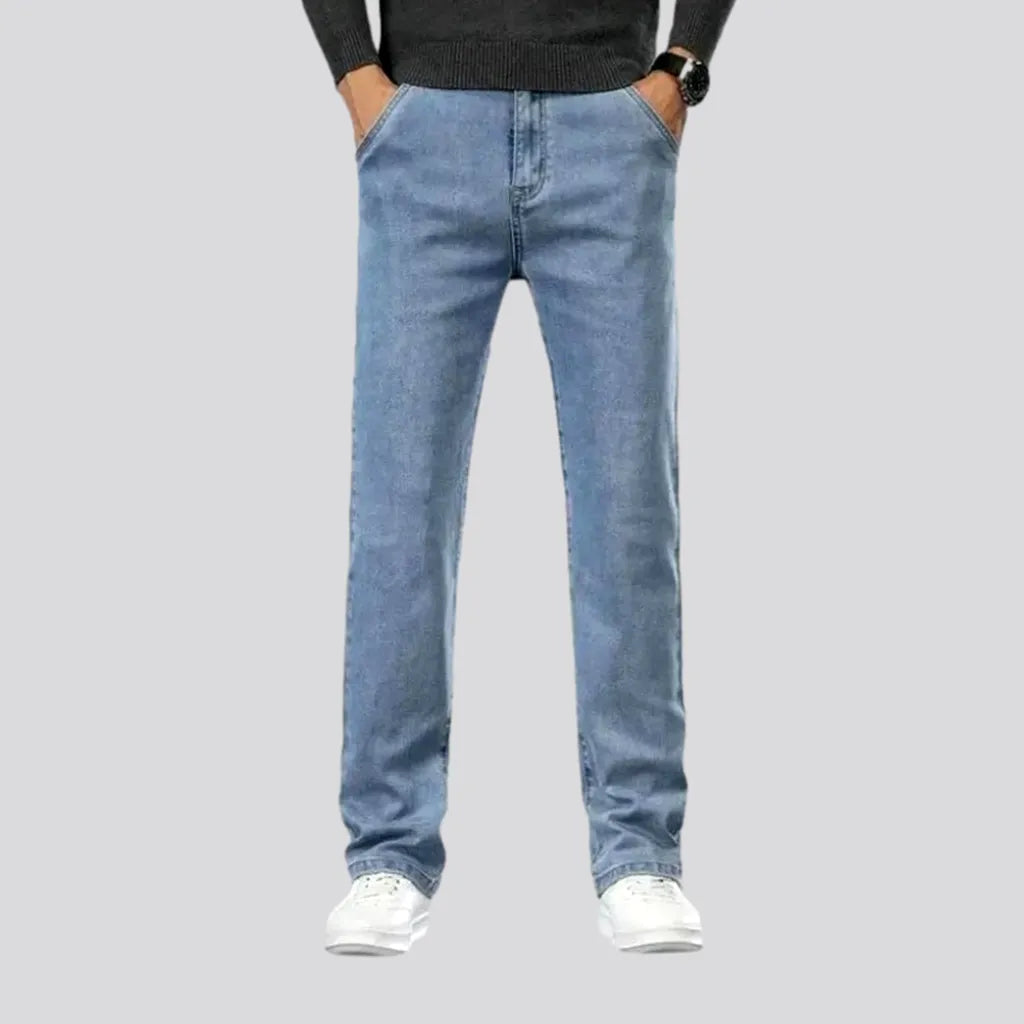 High-rise straight fit vintage men's jeans