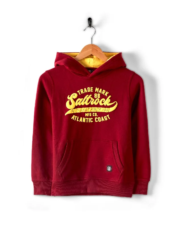 Home Run - Kids Pop Hoodie - Red