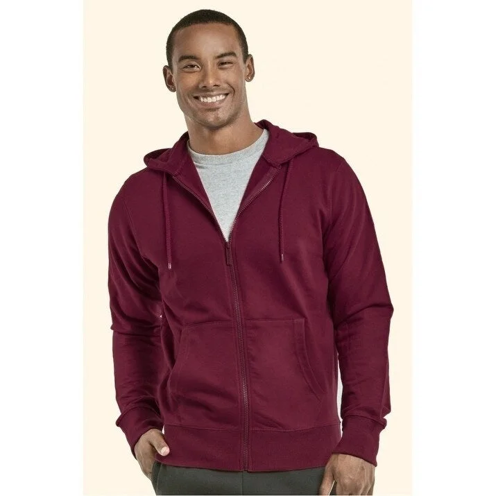 Men's Hooded Full Zip Terry Sweater