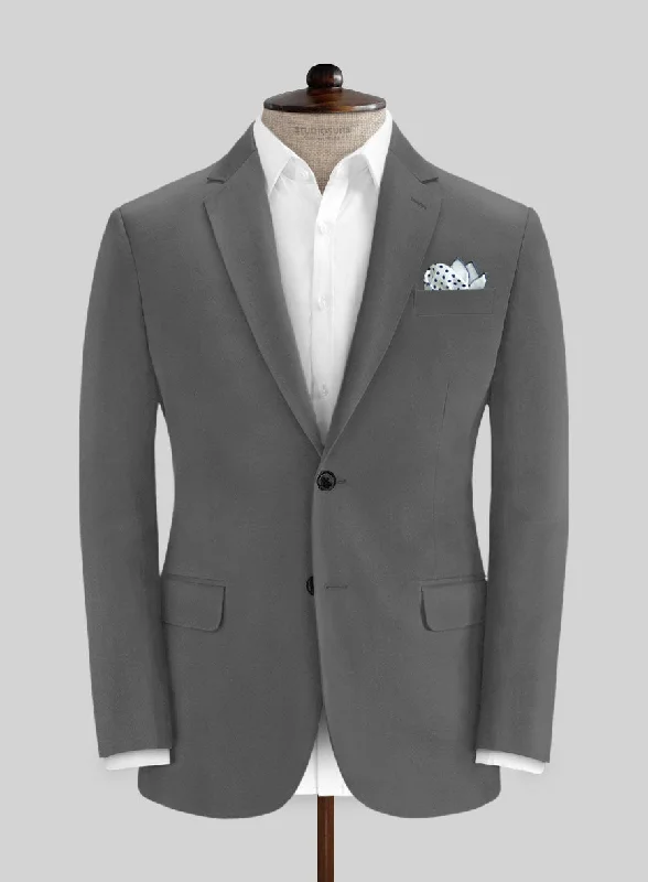 Stretch Summer Gray Chino Jacket