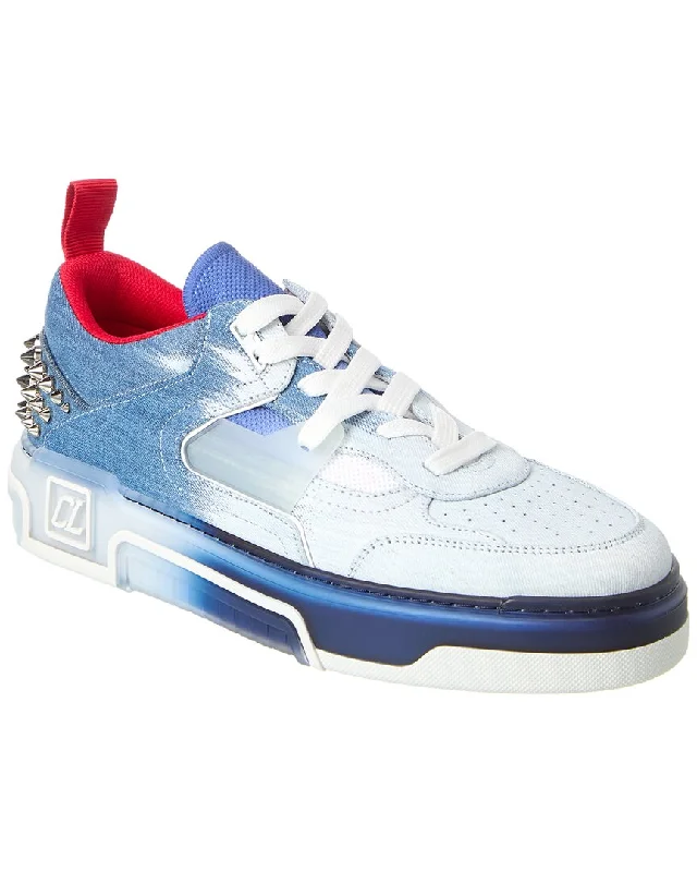 Sumptuous Finish Christian Louboutin Astroloubi Denim Sneaker