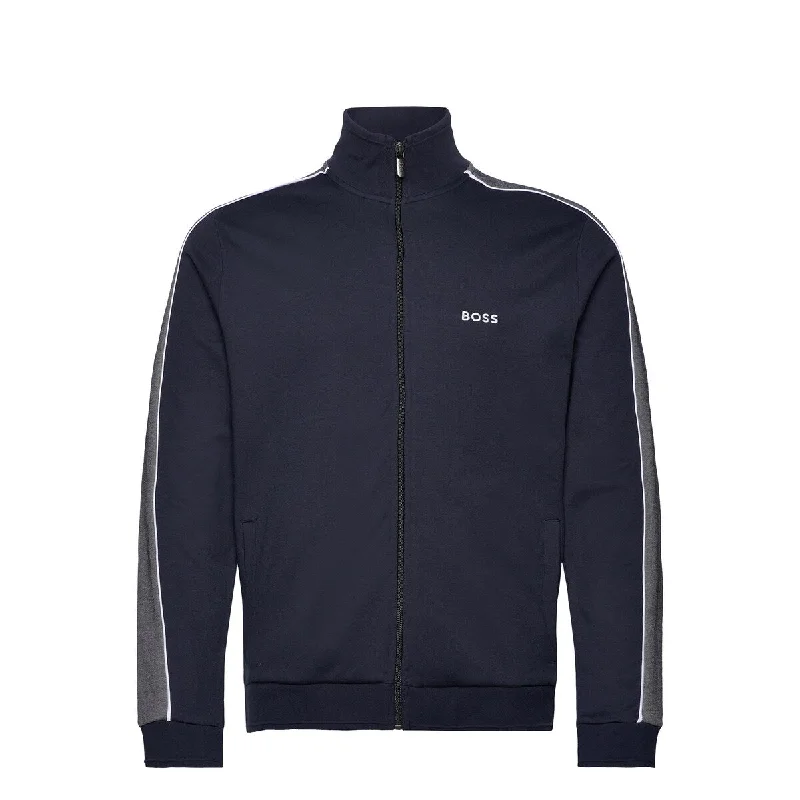 Hugo Boss Men's Full Zip Tracksuit Jacket, Navy