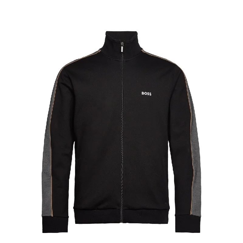 Hugo Boss Men's Tracksuit Full Zip Jacket, Black