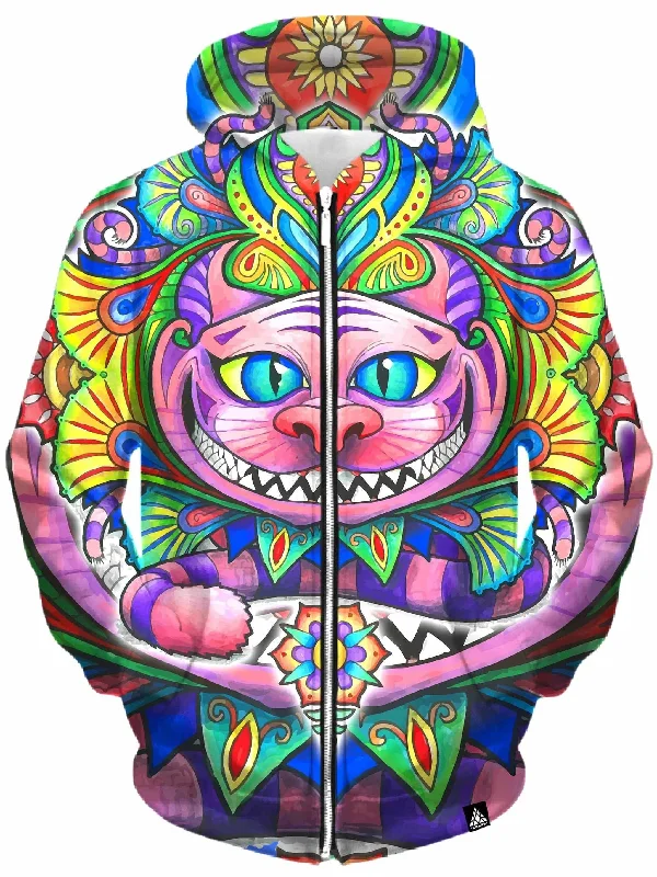 Cheshire Cat Unisex Zip-Up Hoodie