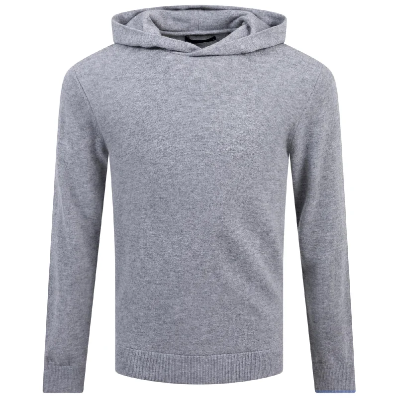 Koko Cashmere Hoodie Light Grey Heather - 2024