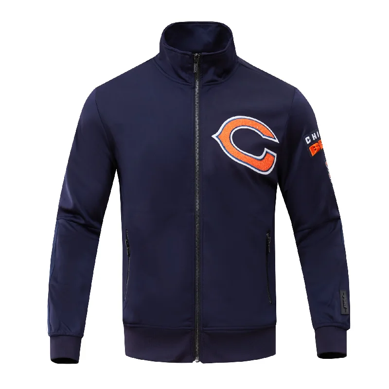 NFL CHICAGO BEARS CLASSIC MEN'S TRACK JACKET (MIDNIGHT NAVY)