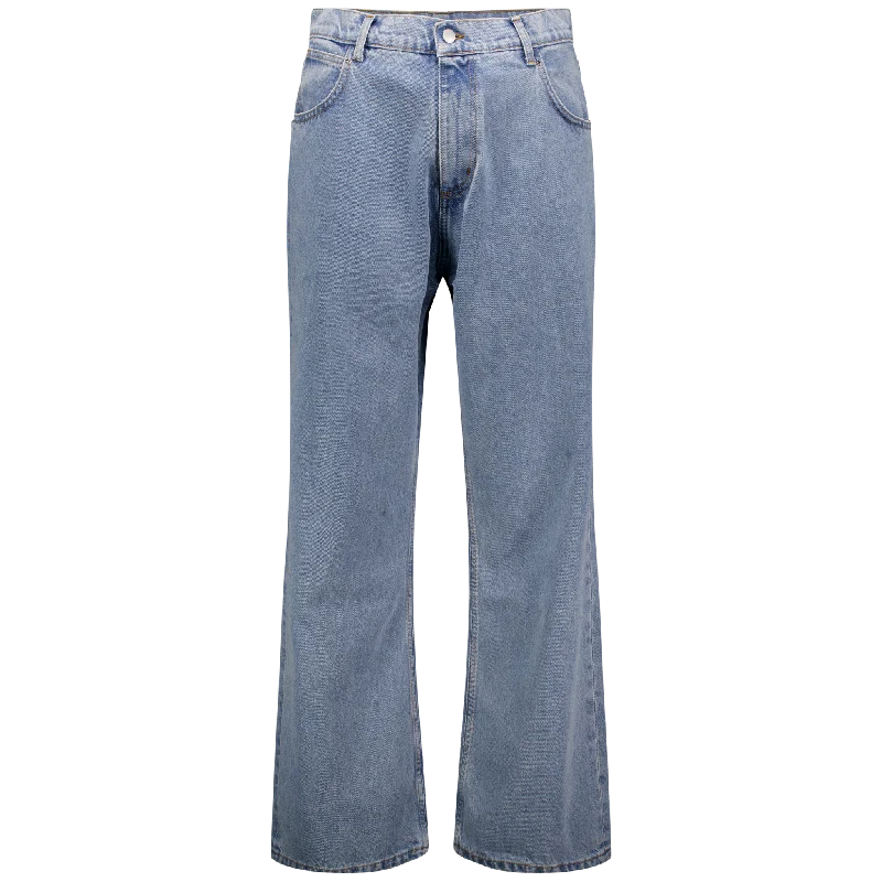 Bird Emb. Back Denim Jeans