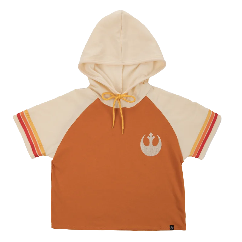 Rebel Alliance Cropped Short Sleeve Hoodie