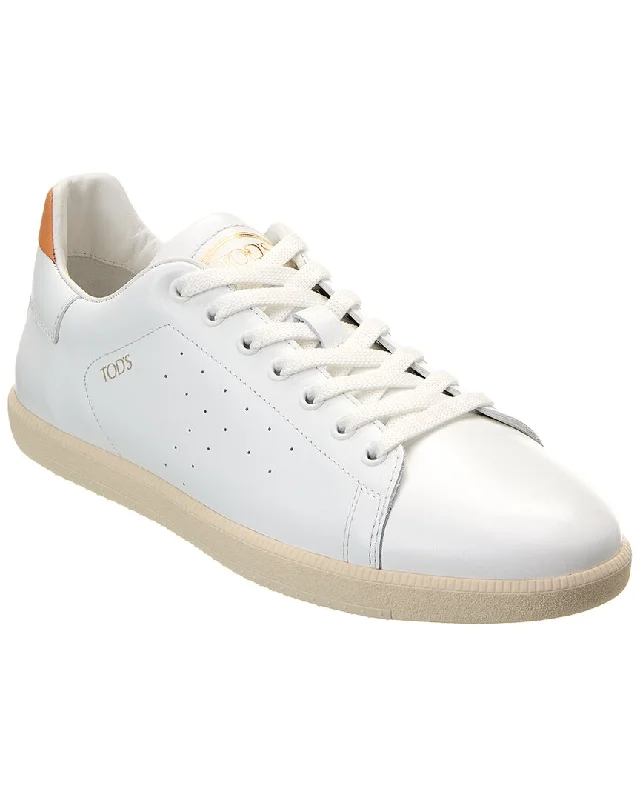 Sleek Finish TOD’s Leather Sneaker