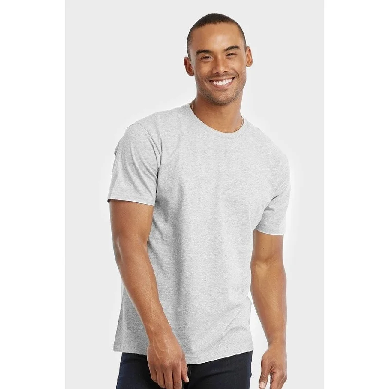 Men's Crew Neck Solid Cotton Lightweight T Shirt 3-PACK