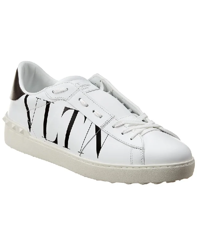 Graceful Poise Valentino VLTN Leather Sneaker