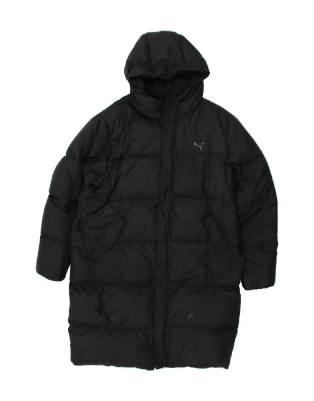 PUMA Mens Hooded Padded Coat UK 40 Large Black