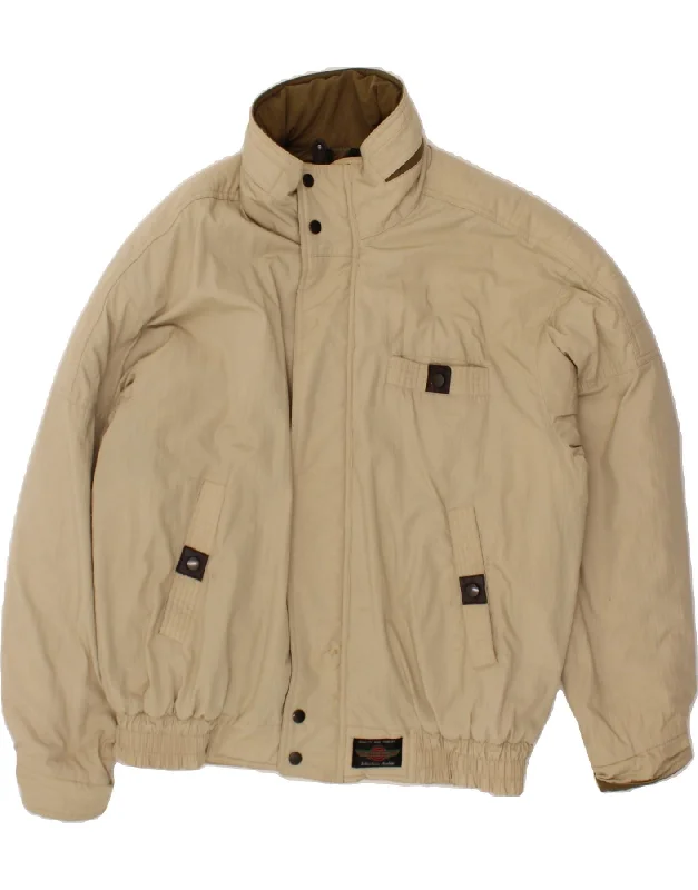 INTERNATIONAL Mens Bomber Jacket UK 42 XL Beige