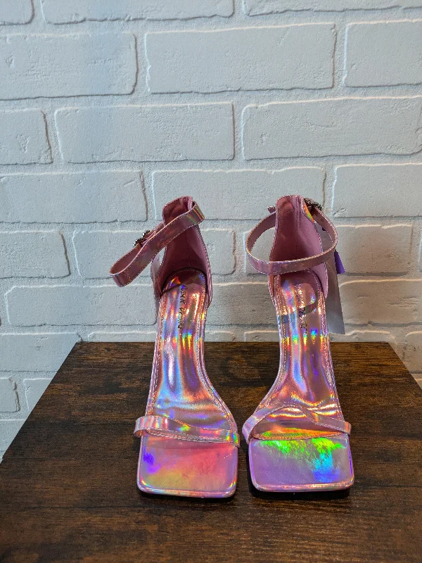 Seasonal Trend Pink Sandals Heels Stiletto Public Desire, Size 5