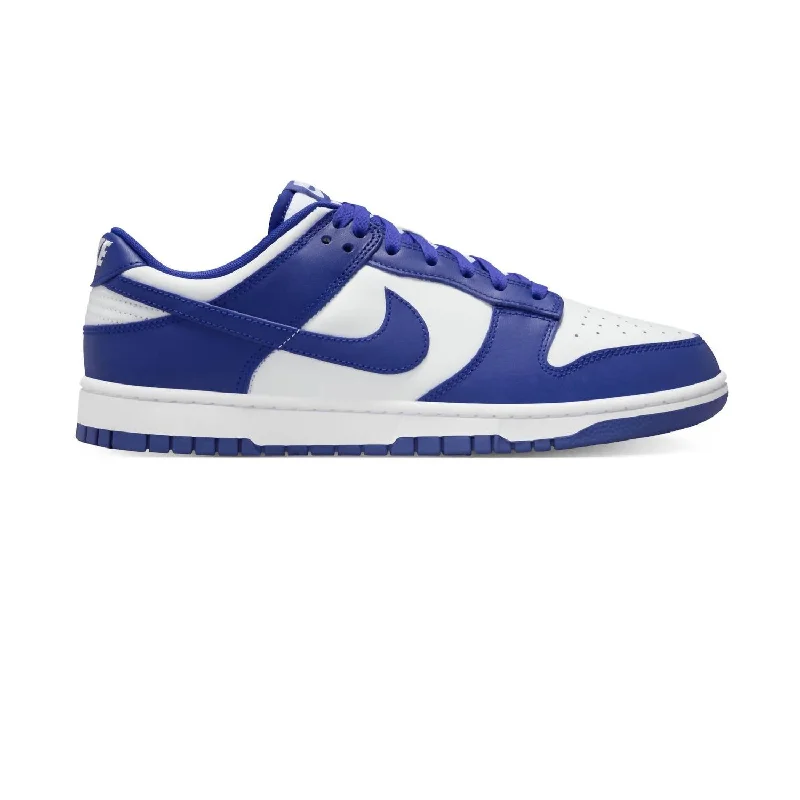 Contemporary Chic Men's Dunk Low Retro Sneakers In White/concord-University Red