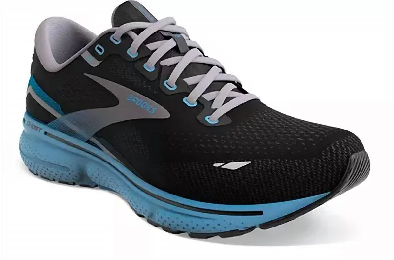 Runway Ready Men's Ghost 15 Running Shoes ( D Width ) In Black/blue