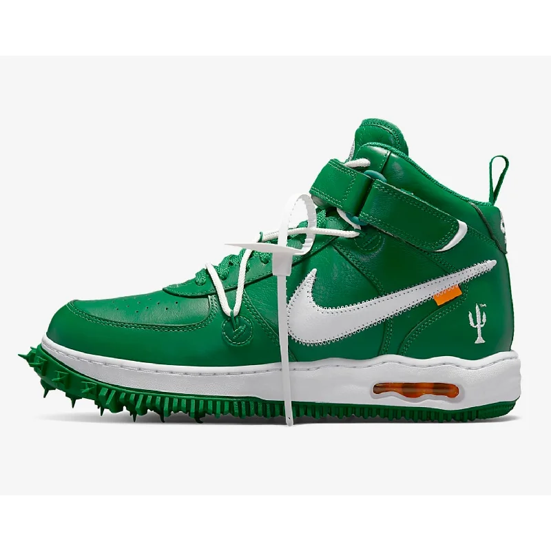 Sleek Sophistication Nike Air Force 1 Mid SP Leather Pine Green/White-White  DR0500-300 Men's