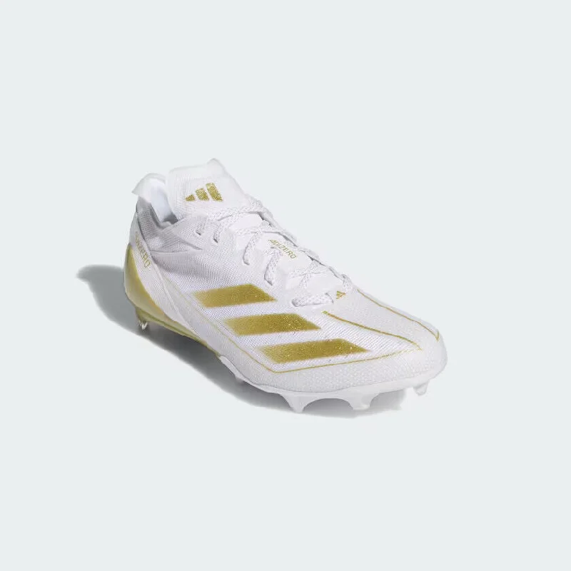 Polished Look Adidas Adizero Electric IE4381 Men's White Gold Metallic Football Cleats NR9145