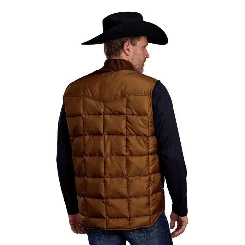 Roper Western Vest Mens Price Point OPP Brown 03-097-0763-0603 BR