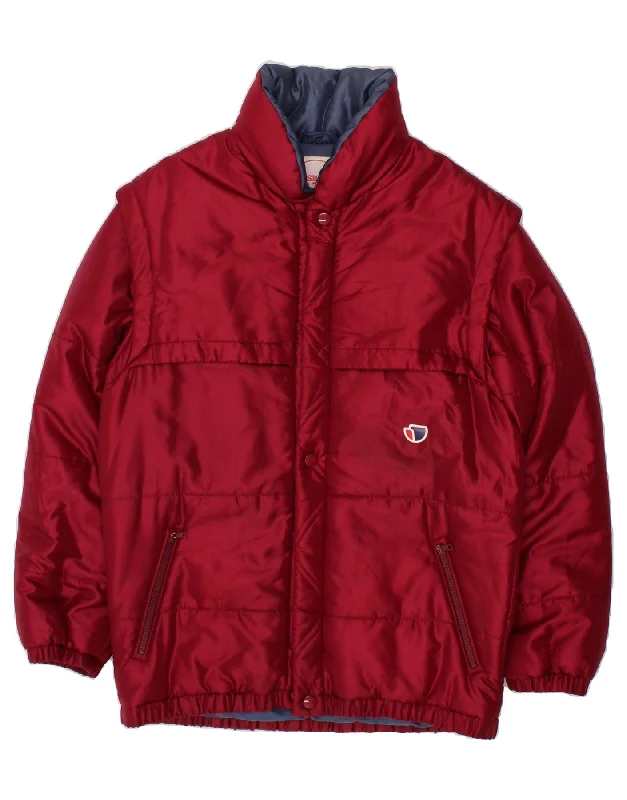 INNSBRUCK Mens Padded Jacket IT 48 Medium Red Polyester