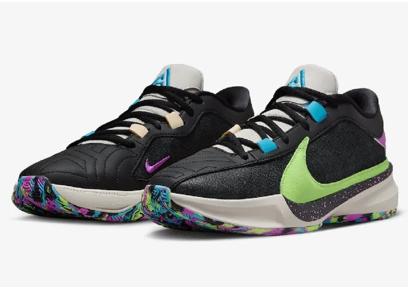 Runway Ready Nike Zoom Freak 5 DX4985-002 Sneakers Mens Black Low Top Basketball Shoes NR8757