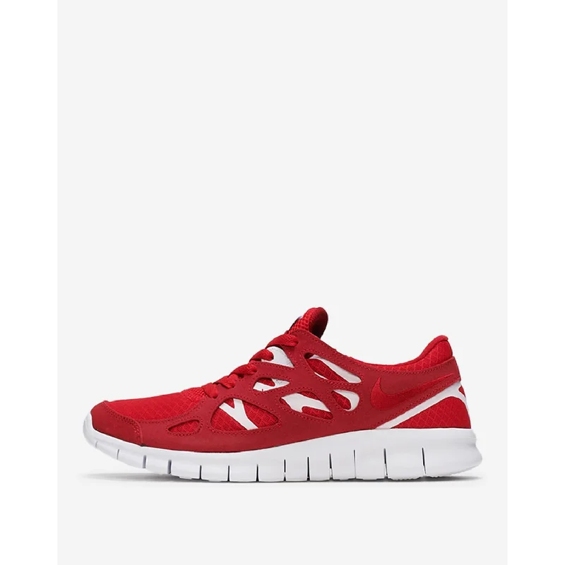 Sleek Structure Nike Free Run 2 University Red/Gym Red-White  537732-604 Men's