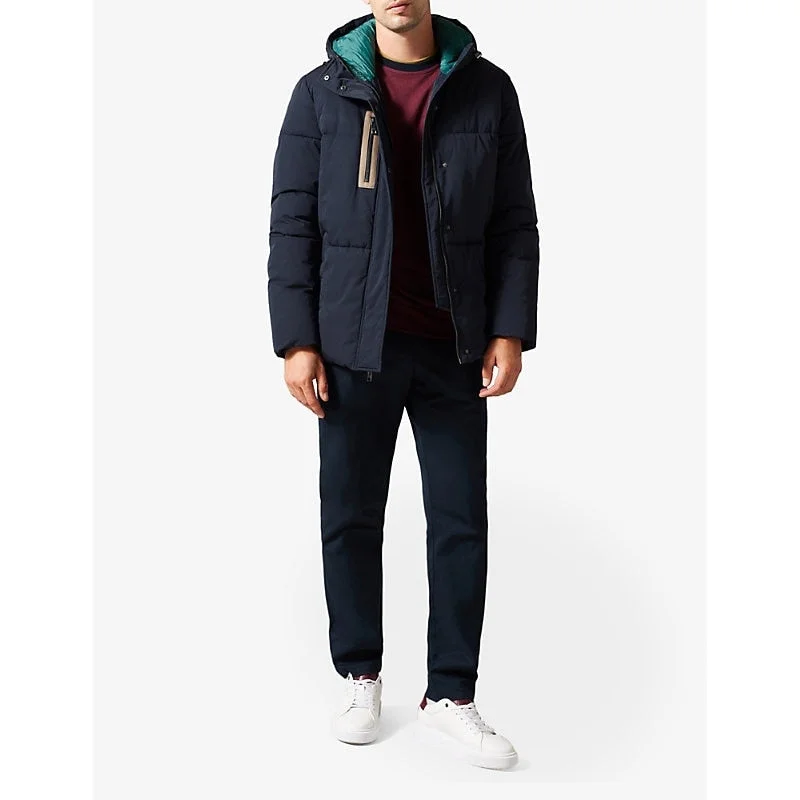 Ted Baker Men's Kinmot Navy Blue Puffer Jacket