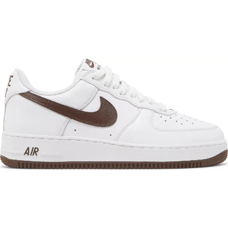 Stylish Detailing Nike Air Force 1 Low Retro White/Chocolate-Metallic Gold  DM0576-100 Men's