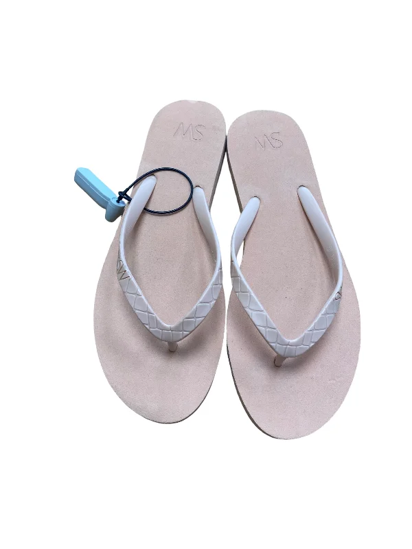 Luxe Feel Pink Sandals Flip Flops Stuart Weitzman, Size 9