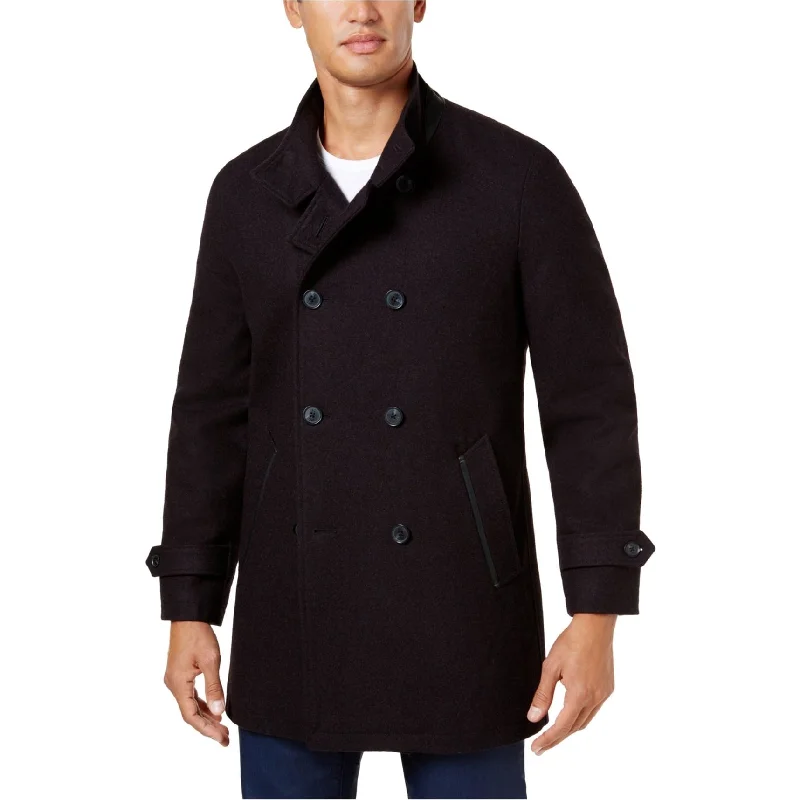 I-N-C Mens Double-Breasted Parka Coat