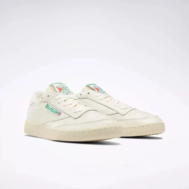 Vintage Glam Reebok Club C 85 Vintage DV6434 Sneakers Unisex Chalk Green Leather Shoes NR9222