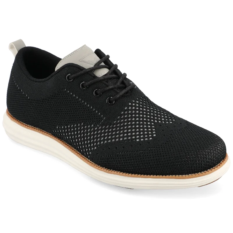 Art Deco Vance Co. Men's Ezra Wide Width Knit Dress Shoe