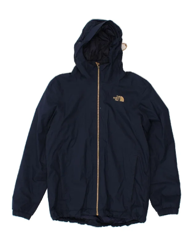 THE NORTH FACE Mens Hooded Windbreaker Jacket UK 38 Medium Navy Blue