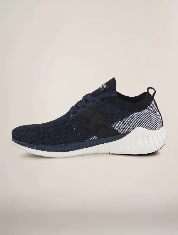 Premium Finish Men's Ribbed Knit Stellar Sneaker