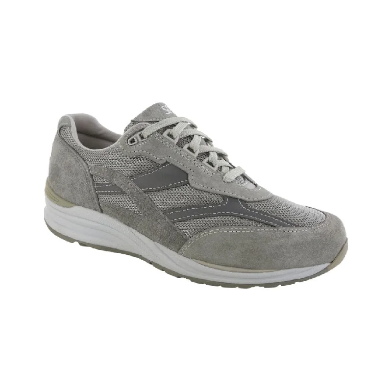 Glam Statement SAS Men's Journey Mesh Lace Up Sneaker - Gray