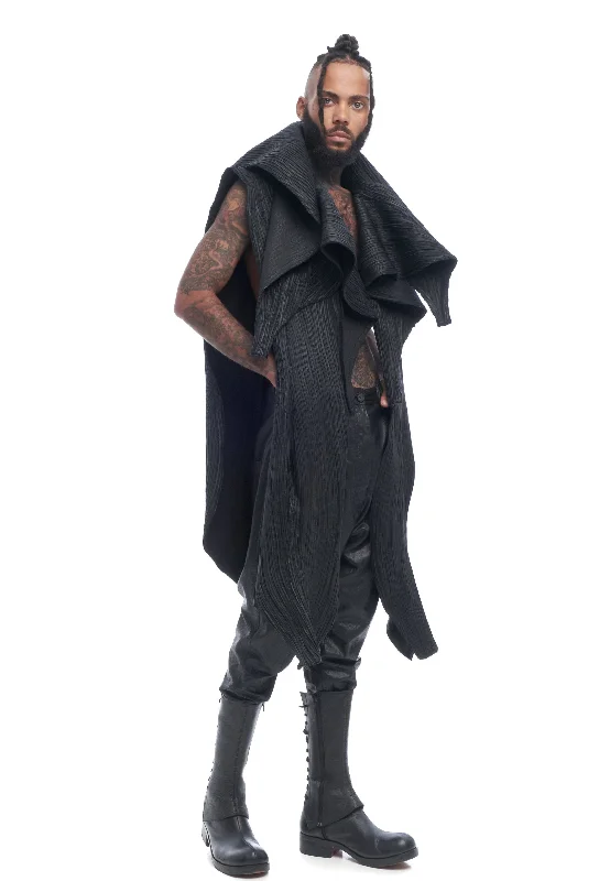 ARCEMIS - MEN'S LEATHER CAPE