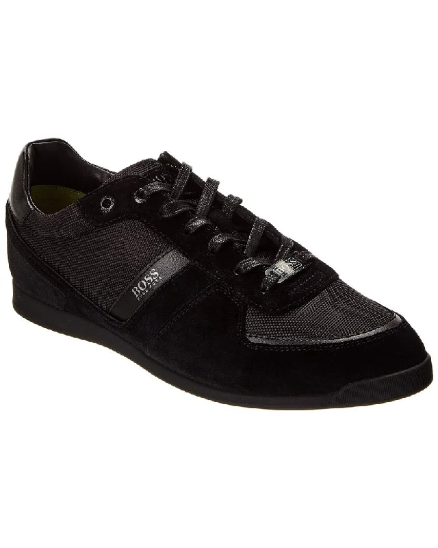 Everyday Chic Hugo Boss Glaze Leather Sneaker
