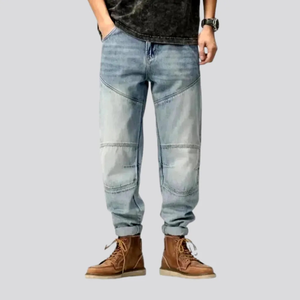 Baggy fit men's jeans