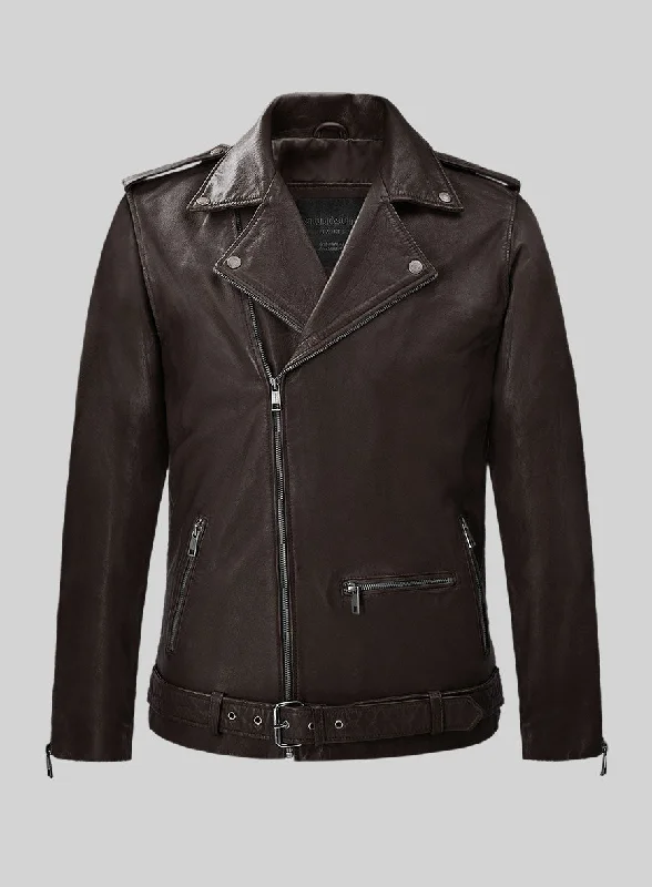 Wanderer Brown Riding Leather Jacket