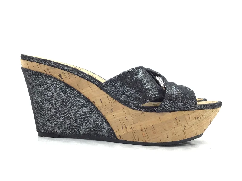 Fashion Icon Sandals Heels Wedge By Guess  Size: 8