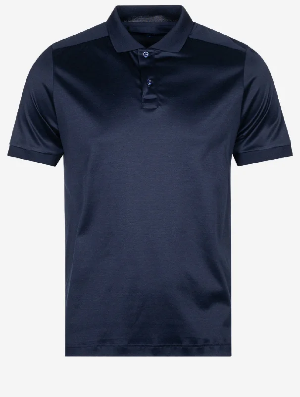 Navy Short Sleeve 2 Button Polo