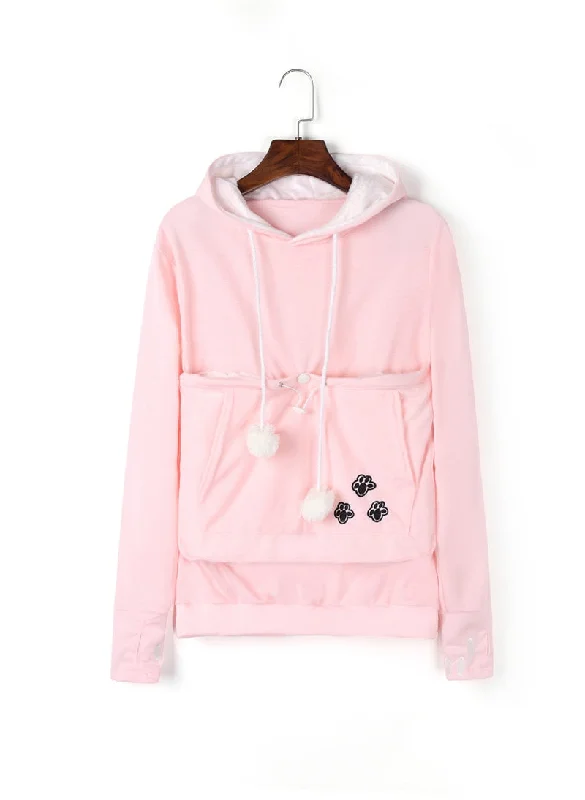 pink cat hoodies