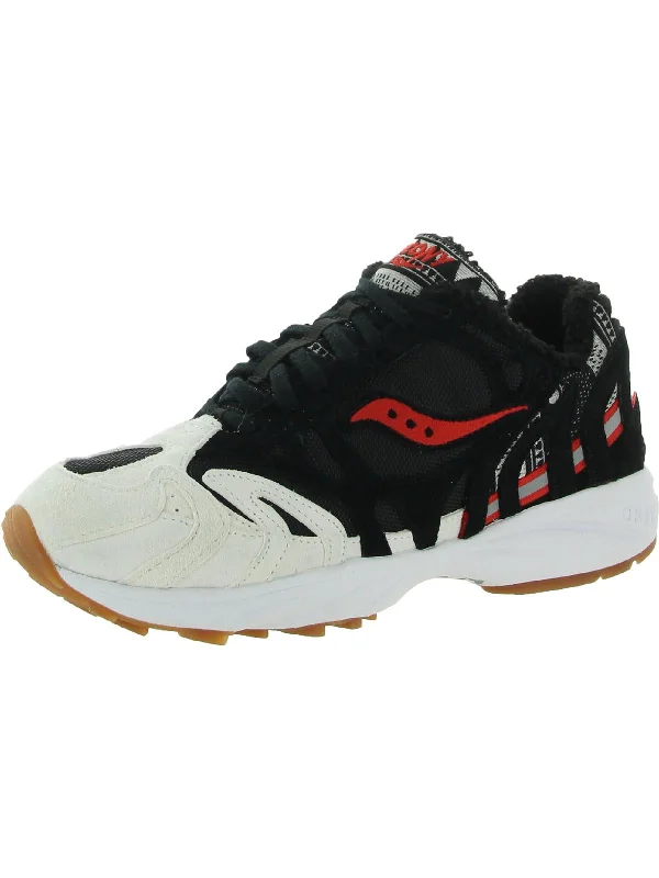 Soft Elegance Grid Azura 2000 Mens Suede Lifestyle Casual and Fashion Sneakers