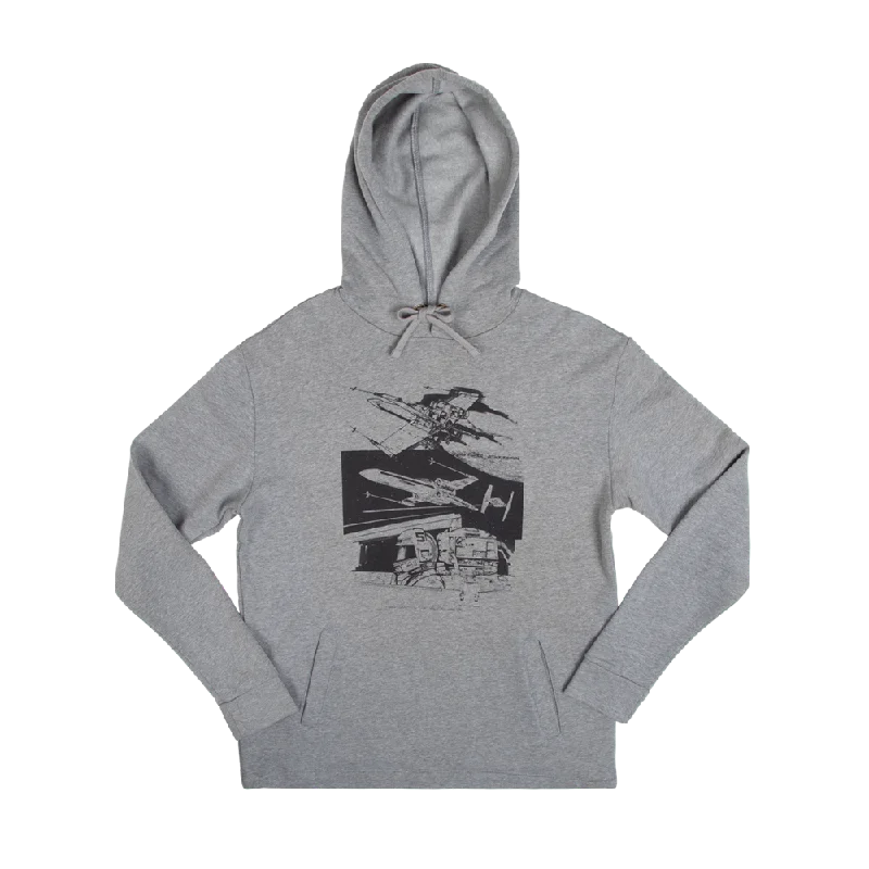 X-Wing Storyboard Collage Hoodie