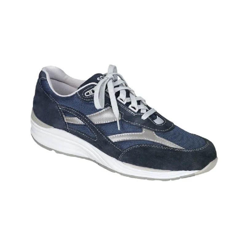 Fashion Enthusiast SAS Men's Journey Mesh Lace Up Sneaker - Blue
