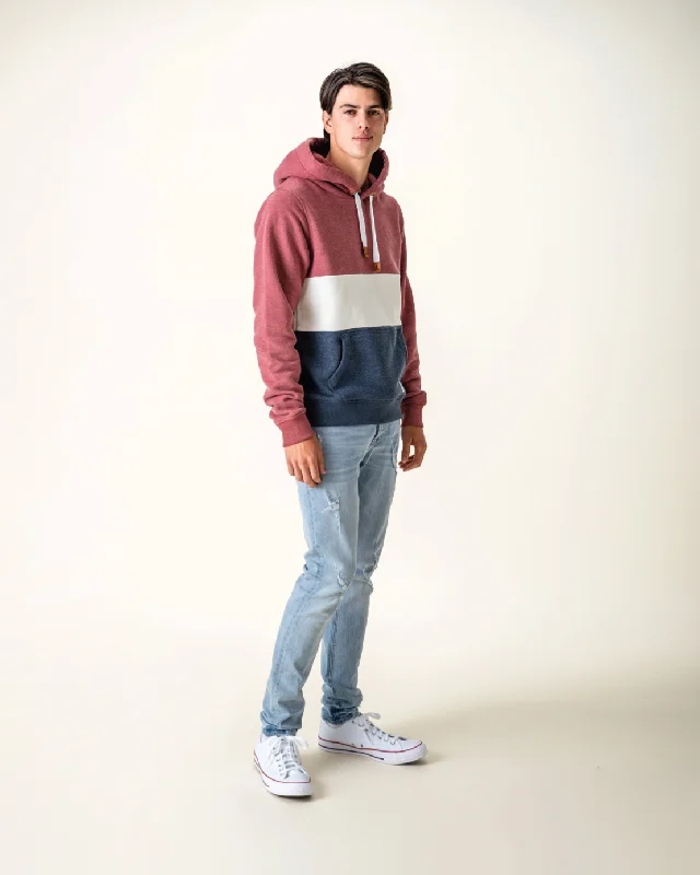 Rivera Berry/Oatmeal/Navy Hoodie