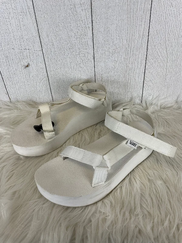 Iconic Appeal Sandals Sport By Teva In White, Size: 10