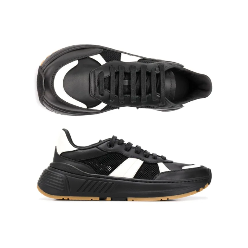 Unique Texture Bottega Veneta Speedster Athletic Sneakers
