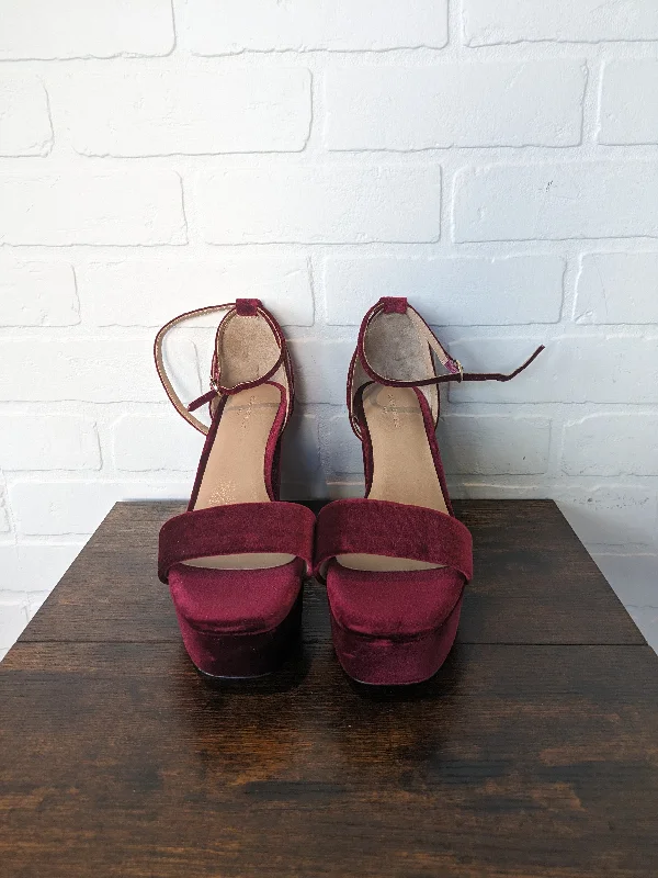Edgy Look Sandals Heels Block By Banana Republic  Size: 10
